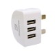 REMAX RP-U31 MOBILE CHARGER MOON SERIES 3.1A 3 USB PORT WALL CHARGER
