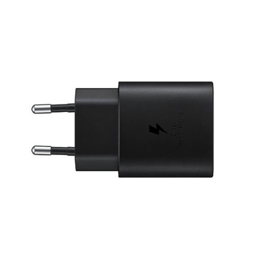 Samsung PD 25W Fast Wall Charger - EU Plug - Black - product image