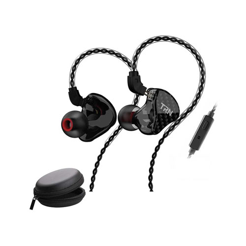 TRN H2 in-Ear Heavy Bass HiFi Wired Control Earphone - product image
