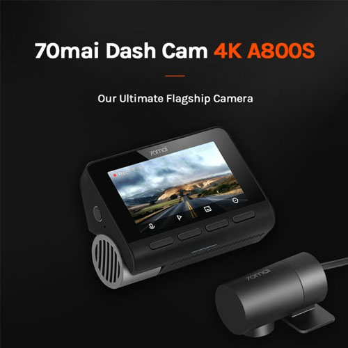 Xiaomi 70mai A800S New 4K Dash Camera Ultra HD UHD With 70mai Rear Camera RC06 - product image