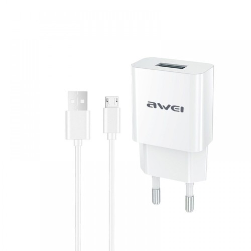 Awei C-831 Mobile charger adapter with data cable for android - product image