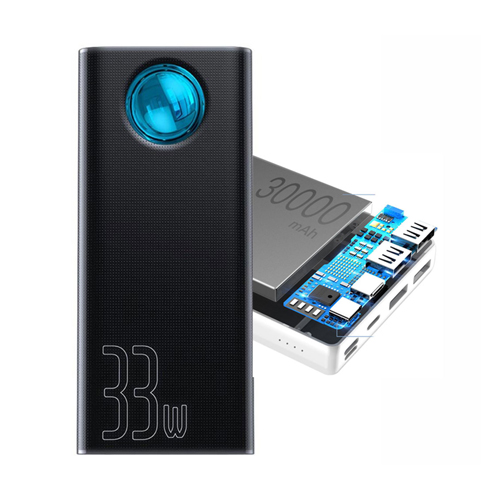BASEUS 30000MAH PORTABLE USB C PD FAST CHARGING 33W POWER BANK - product image