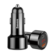 Baseus 45W Magic USB And USB-C QC&PD Car Charger