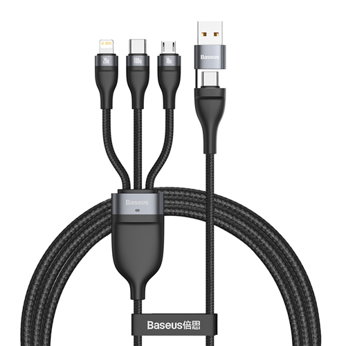 Baseus Flash Series Two-for-three Fast Charging Data Cable 100W - product image