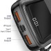 Baseus Qpow Digital Display quick charging power bank 20000mAh 20W (With IP Cable)Black PPQD-H01 thumbnail image 2