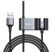 Baseus CALHZ-01 Special Data Cable for Backseat Black thumbnail image 1