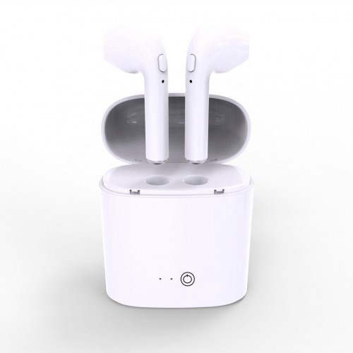 HBQ I7S Double Dual Mini Wireless Earphone With Power Case - product image