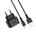 HOCO C70A Type-C Charger Power Adapter With Micro USB Cable thumbnail image 1