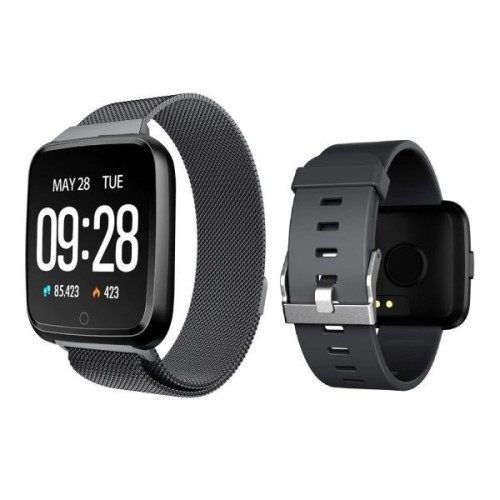 HuaWise Y7 Smartwatch with Magnetic Steel Belt - product image