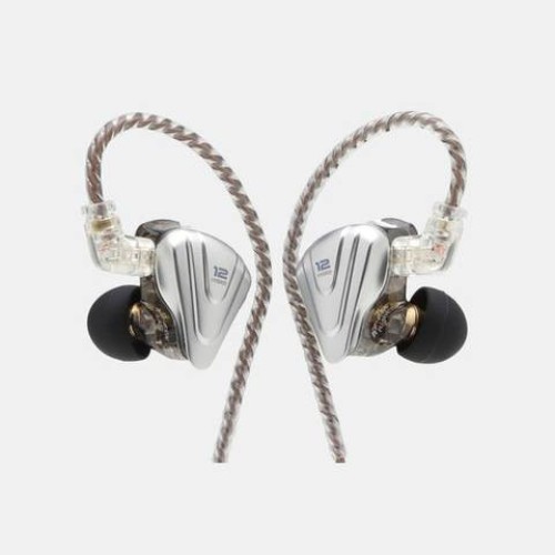 KZ ZSX 12 Unit Hybrid In-Ear Earphones Noise Reduction With 2 Pin Detachable Cable - product image