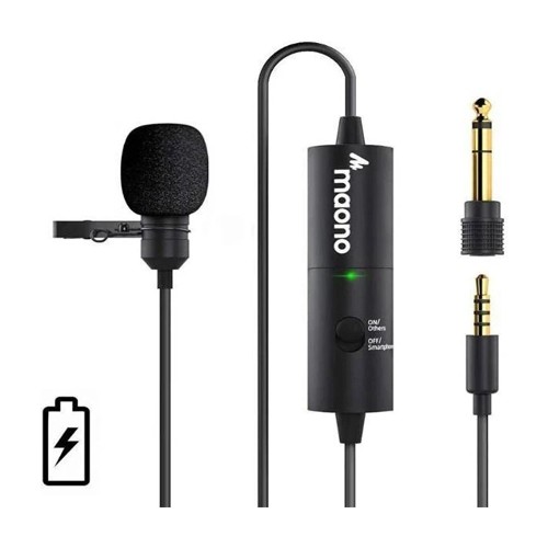 MAONO AU-100R Rechargeable Omnidirectional Lapel Microphone - product image