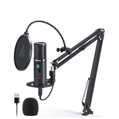 MAONO AU-PM422 PROFESSIONAL CONDENSER MICROPHONE WITH TOUCH MUTE BUTTON - product image