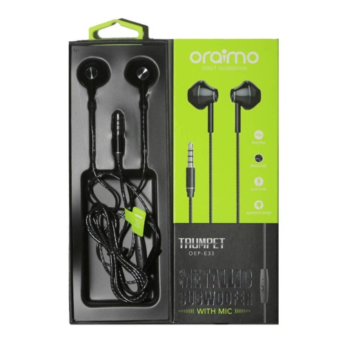 Oraimo OEP-E33 Bass Earphone Trumpet Extra - product image