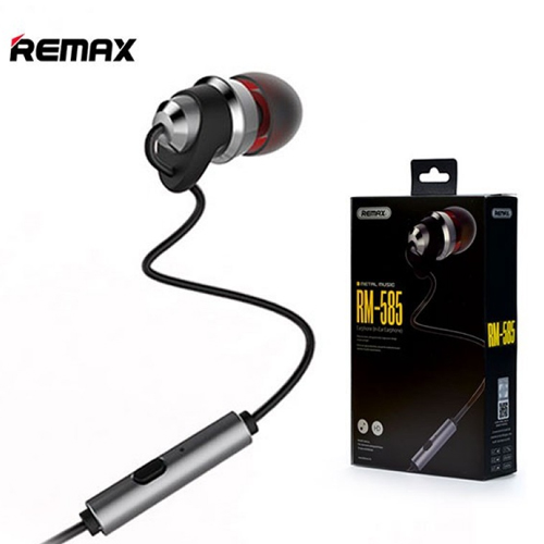 REMAX RM-585 In-ear Stereo Metal Earphones - product image