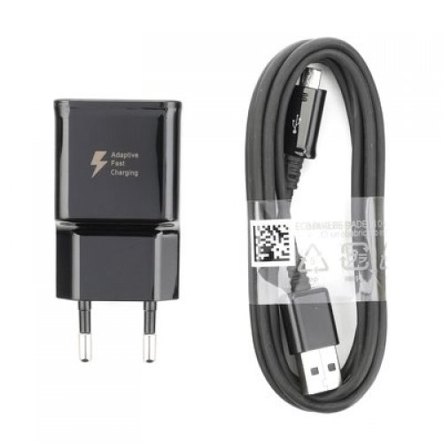 Samsung EP-TA20CBCQGCH Fast Charge Travel Charger with USB-C cable - product image