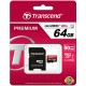 Transcend 64GB Micro SD Memory Card with Adapter