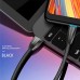 USAMS Type-c USB cable Smart Full-charge Prompt Cable Auto Change Light type C thumbnail image 1