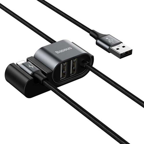 Baseus CALHZ-01 Special Data Cable for Backseat Black - product image