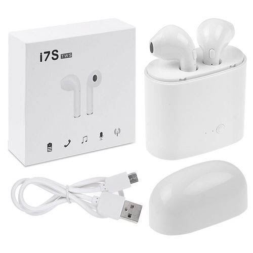 White Morex I7s Tws Bluetooth Earphone Twins Dual Lr True Wireless Ear buds - product image