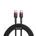 Baseus Cafule Series Type-C PD 2.0 60W Flash Charge Cable 2M thumbnail image 1