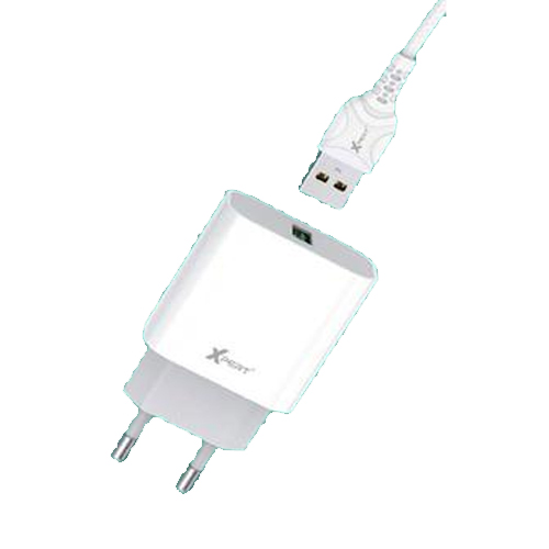 Xpert XC01T Charger Kit Single USB 2.4A With First Cable Type C - White - product image