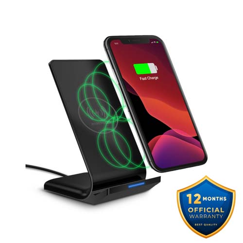 HyperGear 10W Wireless Fast Charging Stand V2 | Black (14519) - product image