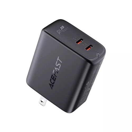 Acefast A51 35W PD GaN Dual USB C Port Adapter - product image
