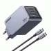 UGREEN Nexode Pro 100W 3-Port GaN Compact Fast PPS Wall Charger with USB-C to USB-C Cable -(X757) thumbnail image 1